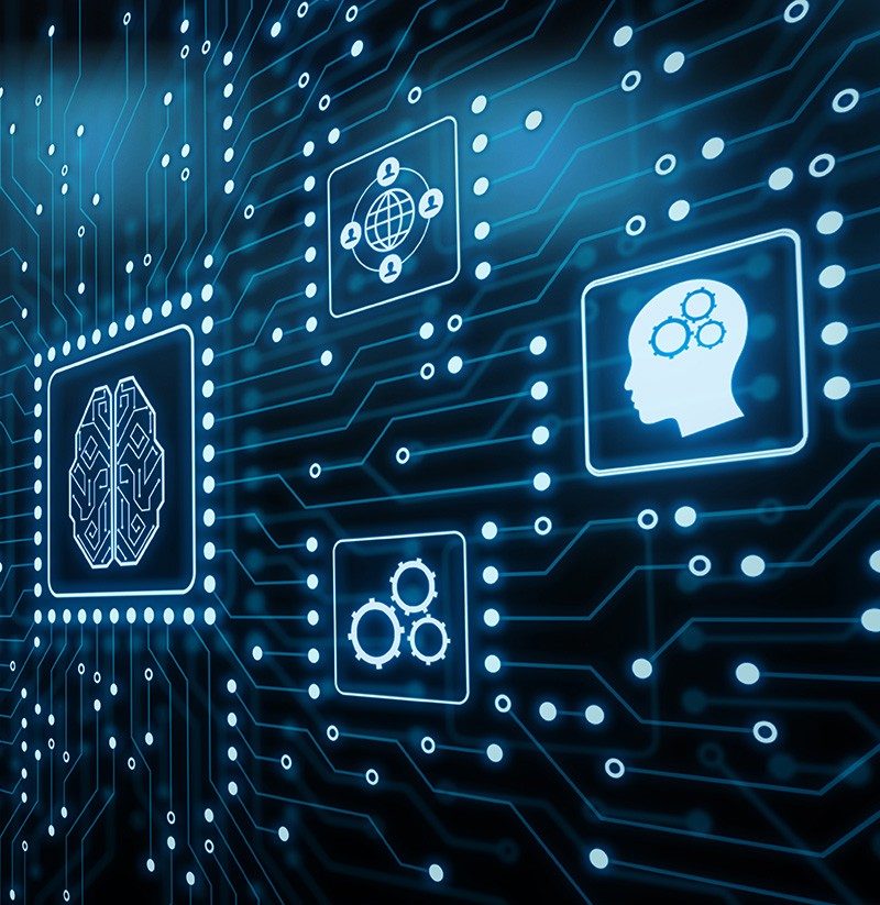 Artificial Intelligence Machine Learning Business Internet Technology Concept