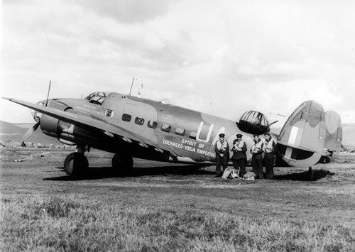 The Hudson built by Lockheed Martin employees in their spare time as a gift for the RAF